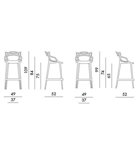 Masters Stool Kartell Tabouret