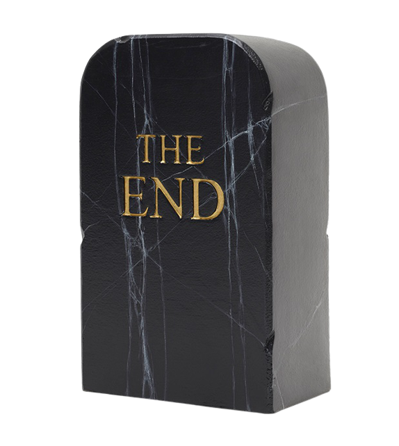 The End Black Gufram Pouf