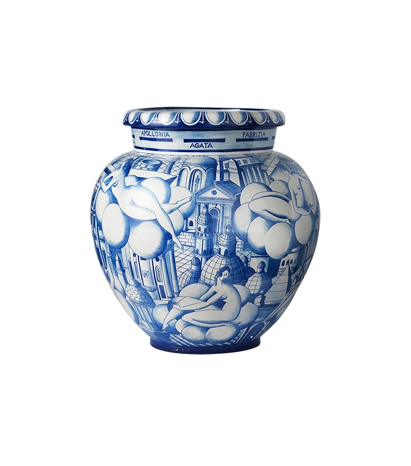 Orcio Gio Ponti Donne e Architetture Ginori 1735 Vaso