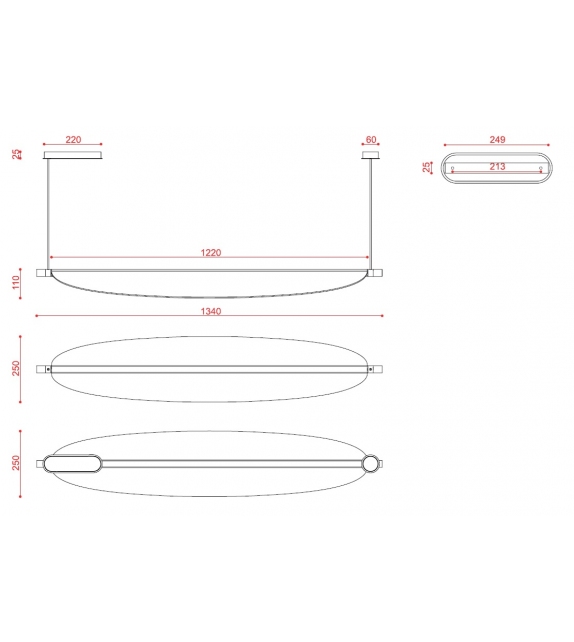 Ready for shipping - 562.23 Thula Tooy Pendant Lamp