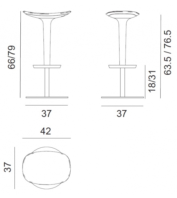 Babar Arper Low Stool