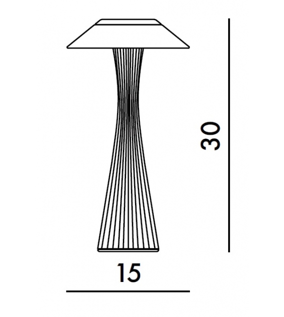 Space Kartell Lampe de Table