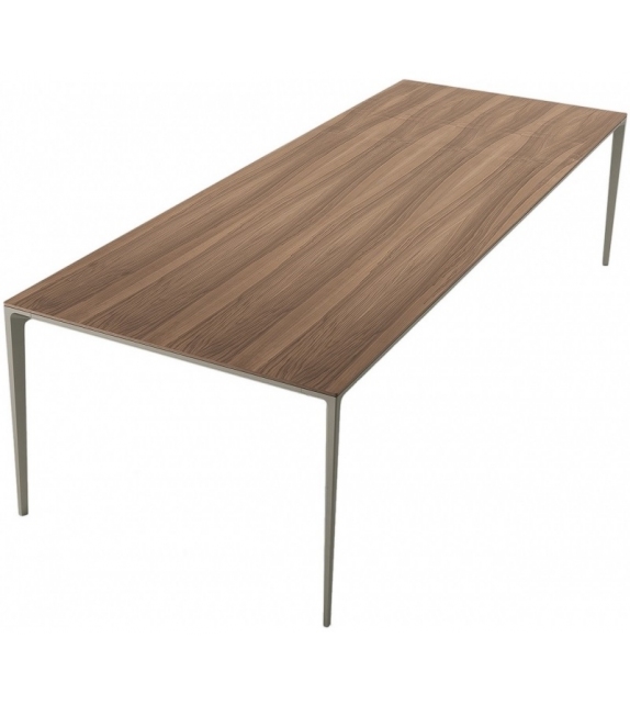 Long Island Rimadesio Table with Wooden Top