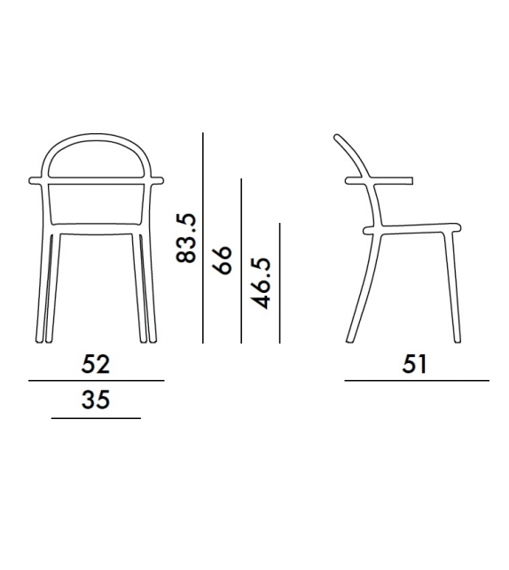 Generic C Kartell Chair