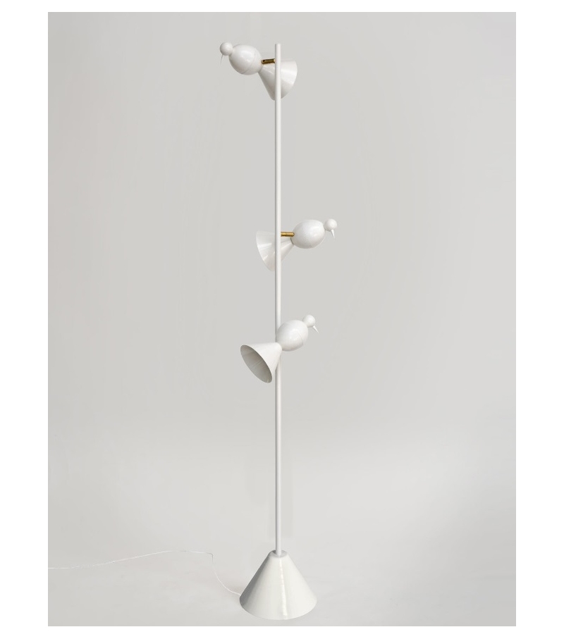 Alouette Standing 3 birds Atelir Areti Floor Lamp