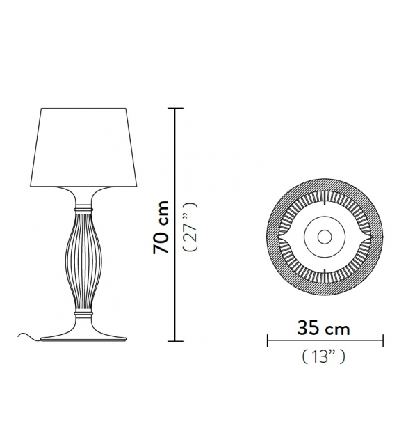 Pronta consegna - Liza Slamp Lampada da Tavolo