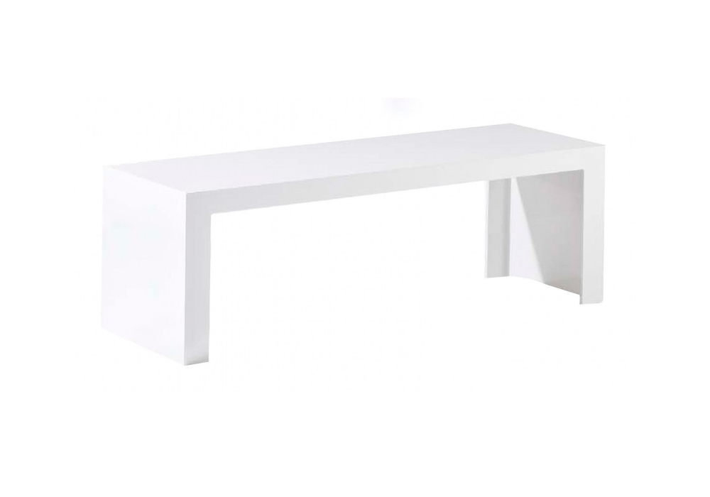 Tavolino Invisible Side Kartell Bianco