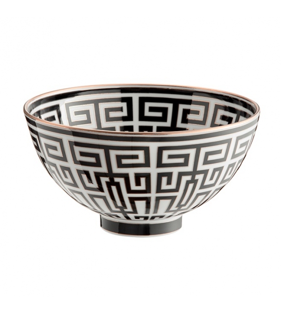 Coppa Gio Ponti Labirinto Nero Ginori 1735 Bowl