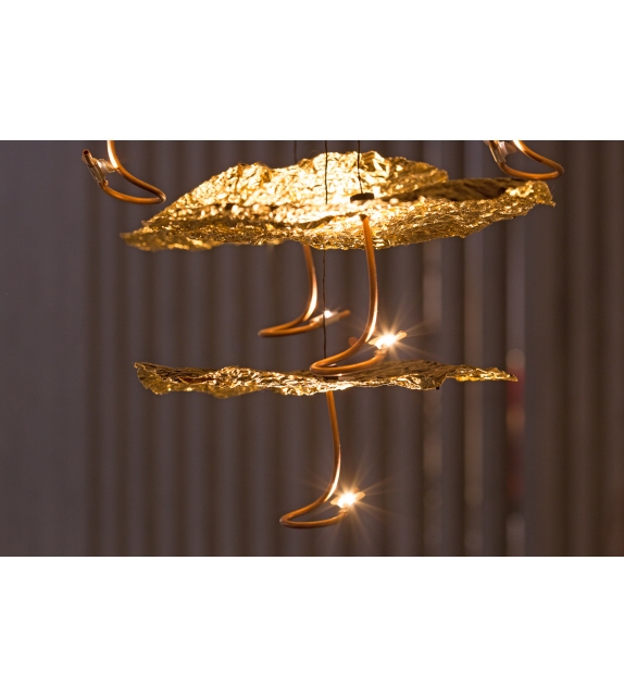 Gold Moon Chandelier Catellani&Smith Pendant Lamp