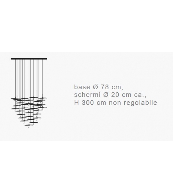 Gold Moon Chandelier Catellani&Smith Suspension