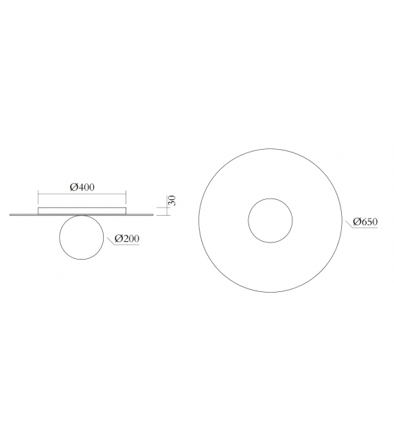 Plate And Sphere Atelier Areti Lampada da Parete