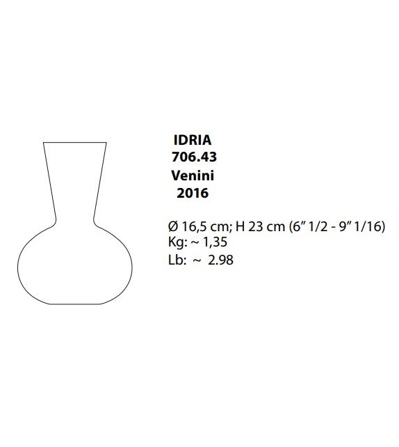 Idria 706.43 Venini Vase