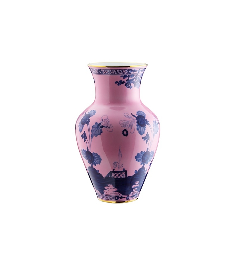 Vase Ming Oriente Italiano Azalea Ginori 1735