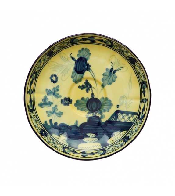 Piatto Tè Oriente Italiano Citrino Ginori 1735 Saucer