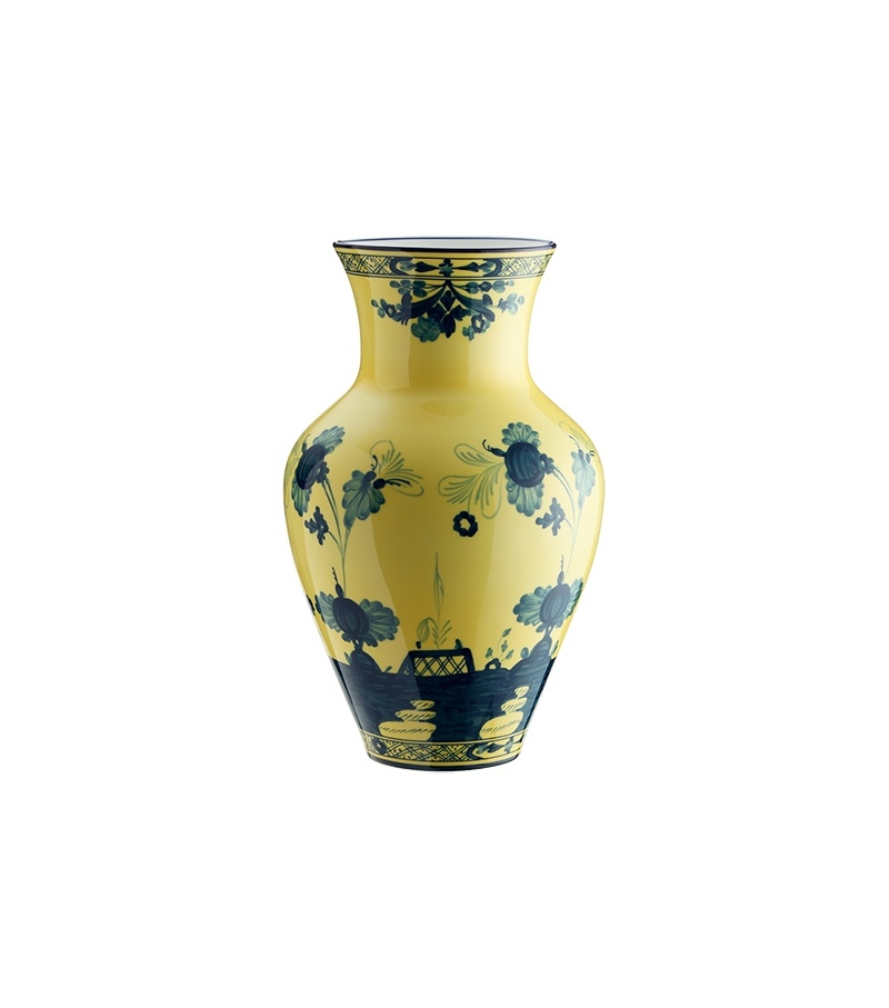 Ming Oriente Italiano Citrino Vase Ginori 1735