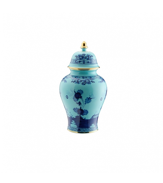 Potiche con Coperchio Oriente Italiano Iris Ginori 1735 Vaso