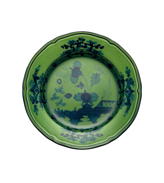 Piatto Pane Oriente Italiano Malachite Ginori 1735 Assiette