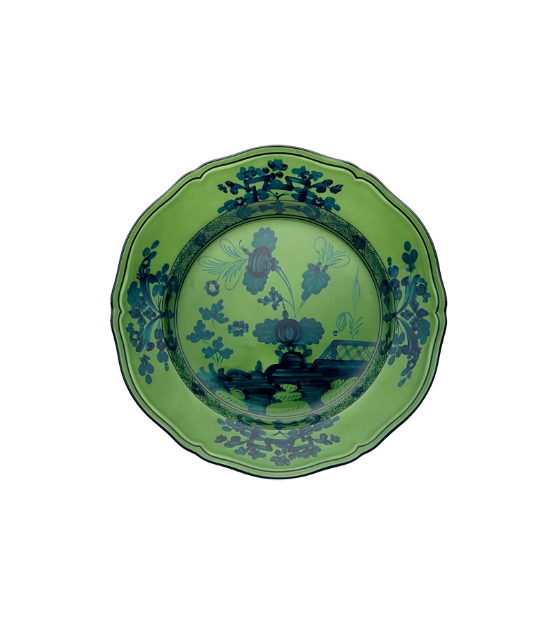 Piatto Oriente Italiano Malachite Ginori 1735 Assiette