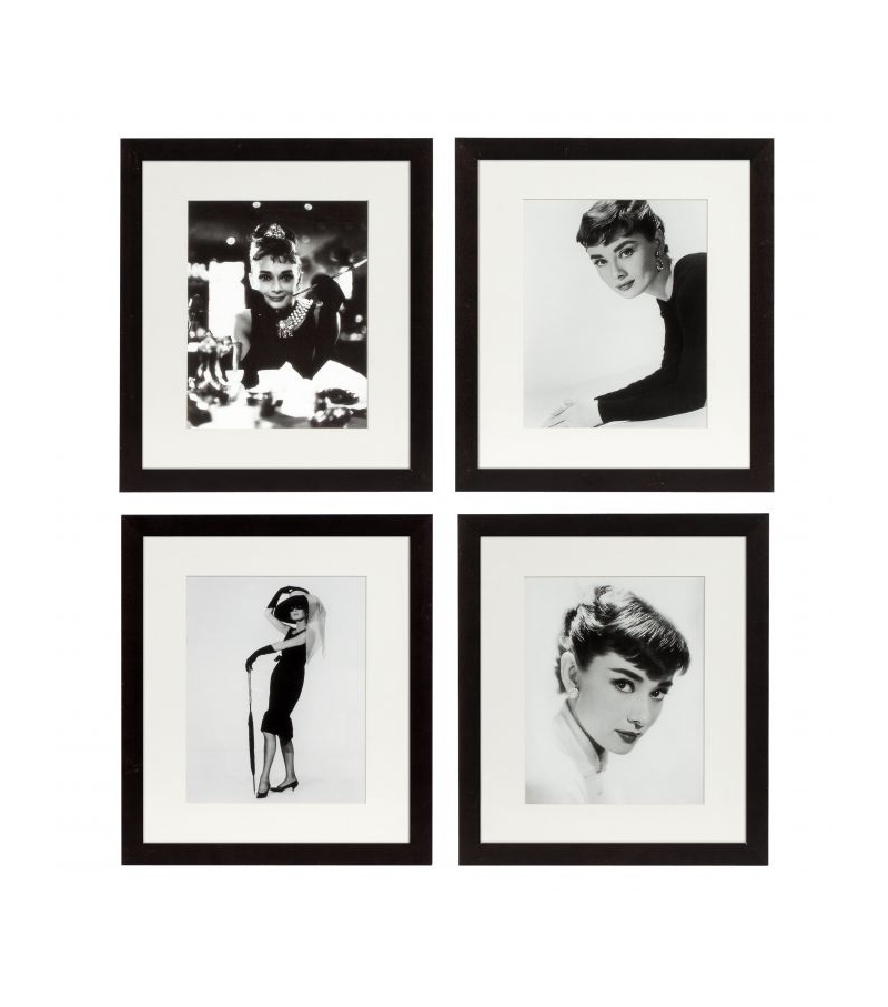 Prints Audrey Hepburn set of 4 Eichholtz Impresión