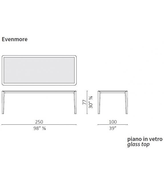 Versandfertig - Evenmore Ceccotti Collezioni Tisch