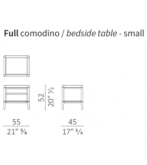 Prêt pour l'expédition – Full Ceccotti Collezioni Table De Chevet