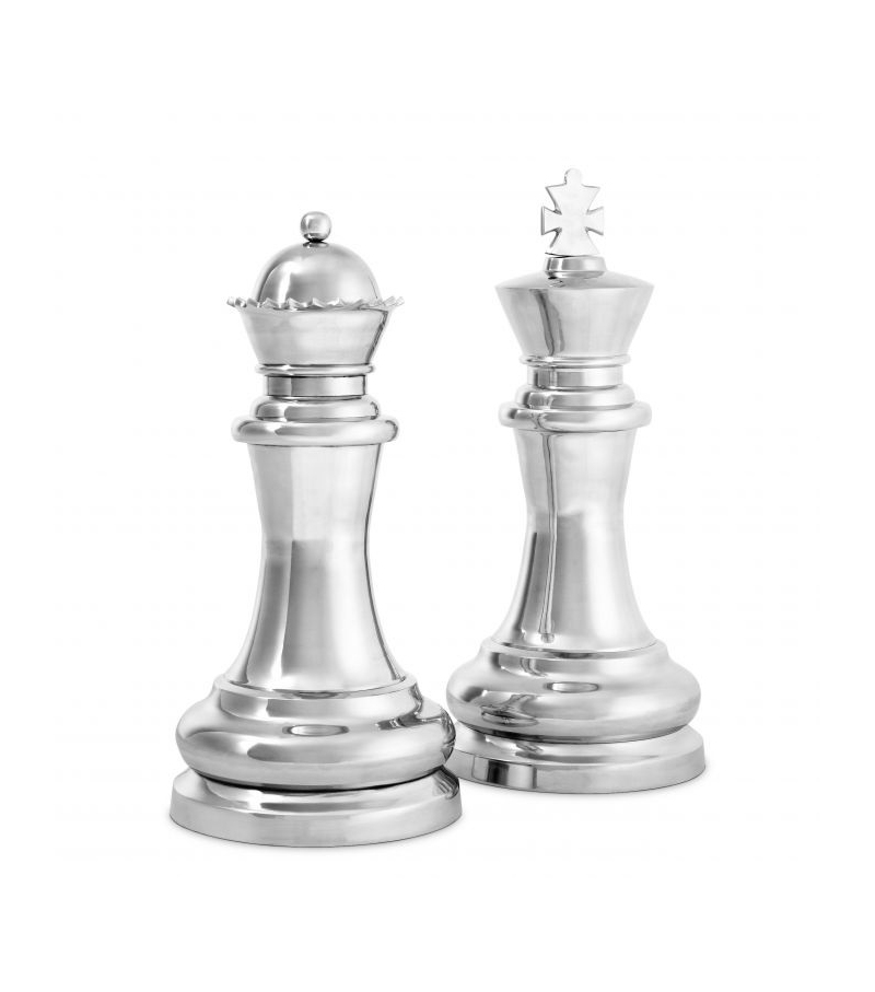 Chess King & Queen Eichholtz Scultura