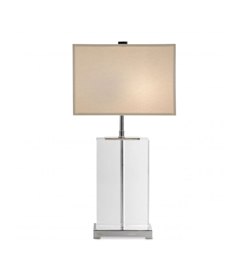 rectangular crystal table lamp