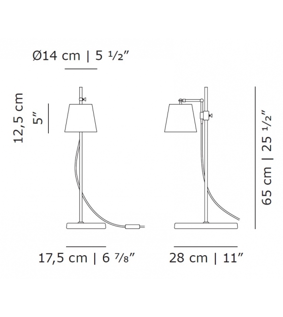 Lab Light Cassina/Karakter Tischleuchte