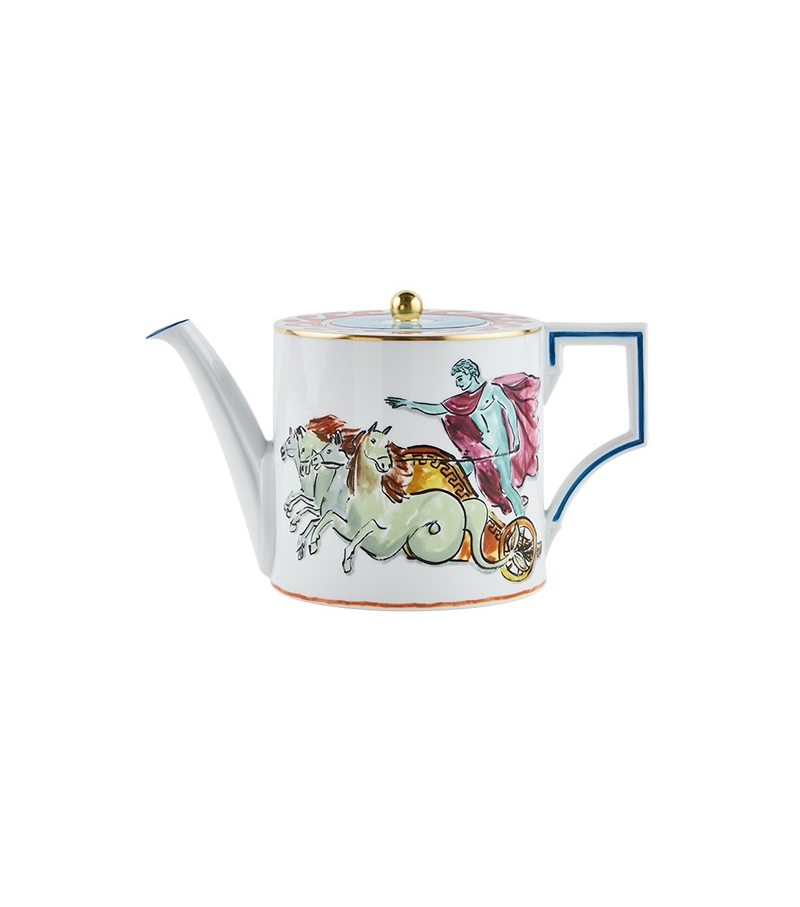 Teiera con Coperchio Il Viaggio di Nettuno Ginori 1735 Teapot