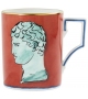 Tazza Il Viaggio di Nettuno Red Coral Ginori 1735 Mug