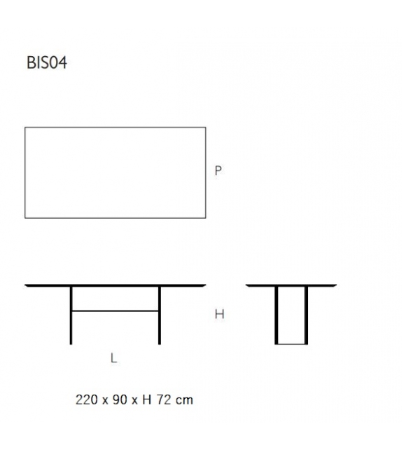 Bisel Console Glas Italia