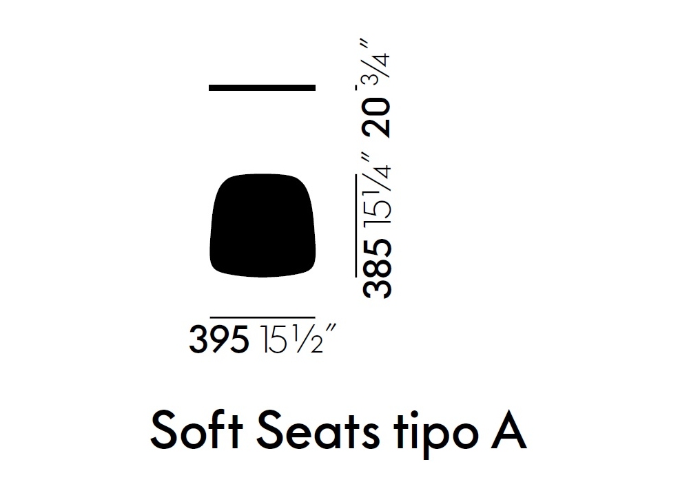 Soft Seats Type A Vitra Cushion - Milia Shop