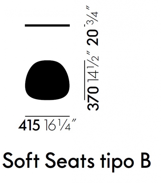 Soft Seats Tipo B Vitra Cuscino