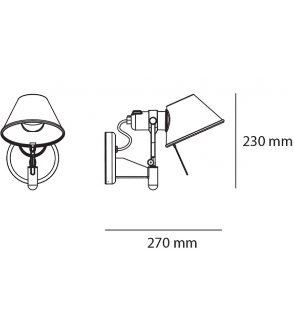 Tolomeo Faretto Artemide Lámpara de Pared