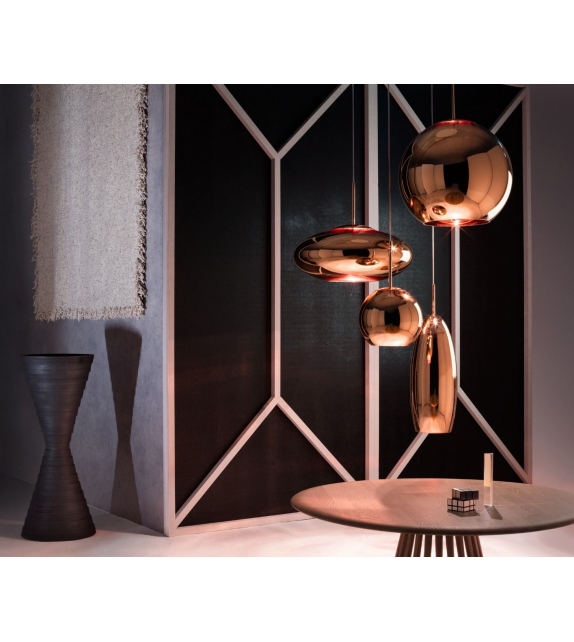 Copper Wide LED Tom Dixon Suspension