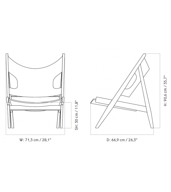 Knitting Lounge Chair Menu Butaca