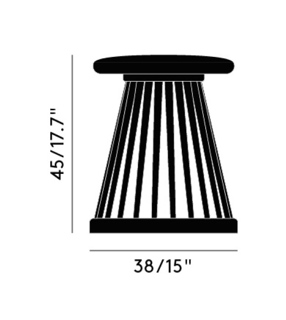 Fan Stool Tom Dixon Tabouret