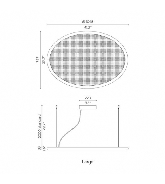 Bogotà Contardi Suspension Lamp