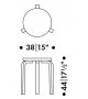 60 Stool Artek Taburete Tapizado