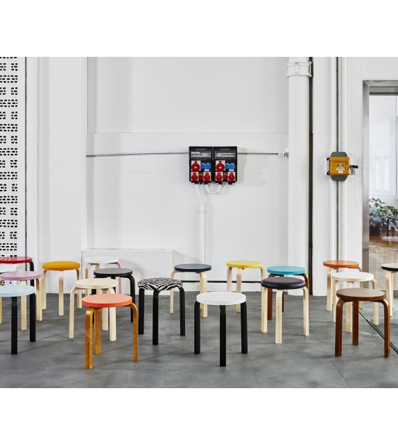 60 Upholstered Stool Artek