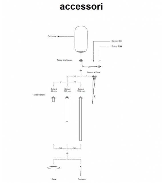 Gople Artemide Outdoor Lamp