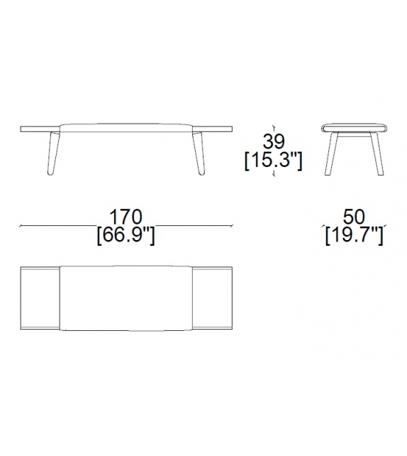 L42 Acute Cassina Panca