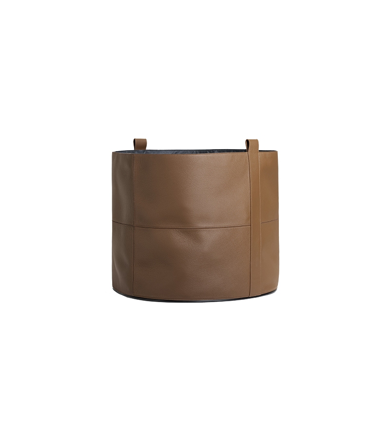 Leather Basket Poltrona Frau Corbeille