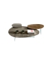 Pleasure Lago Coffee Table with Glass Top