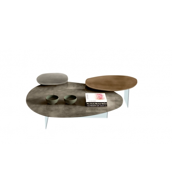 Pleasure Lago Coffee Table with Glass Top