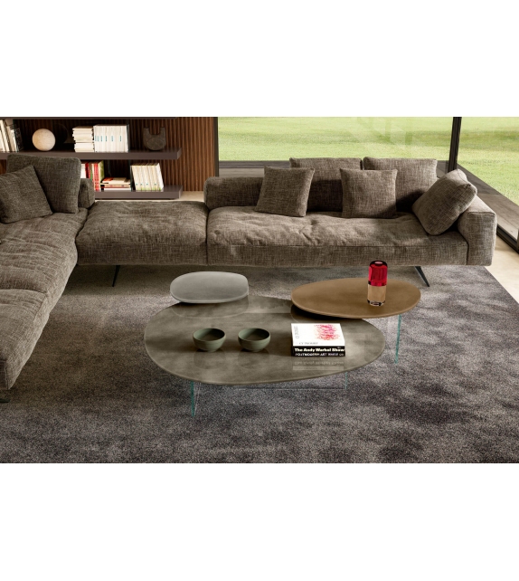 Pleasure Lago Couchtisch mit Glasplatte