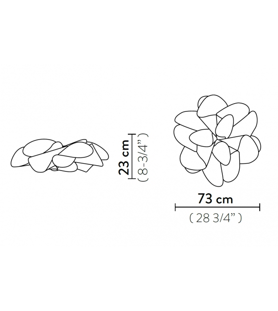 La Belle Étoile Slamp Ceiling-Wall Lamp