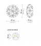 Lavie Medium Slamp Ceiling-Wall Lamp