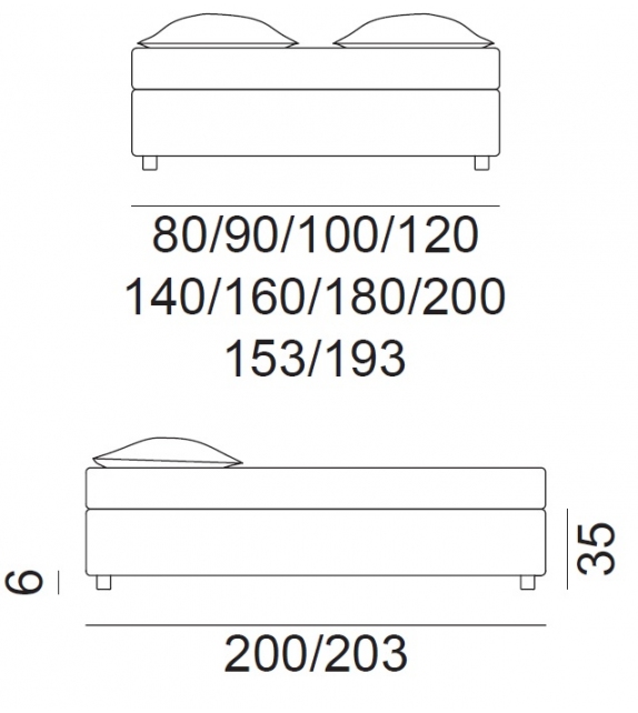 Simple Gervasoni Bed