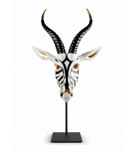 Maschera Antilope Lladró Escultura